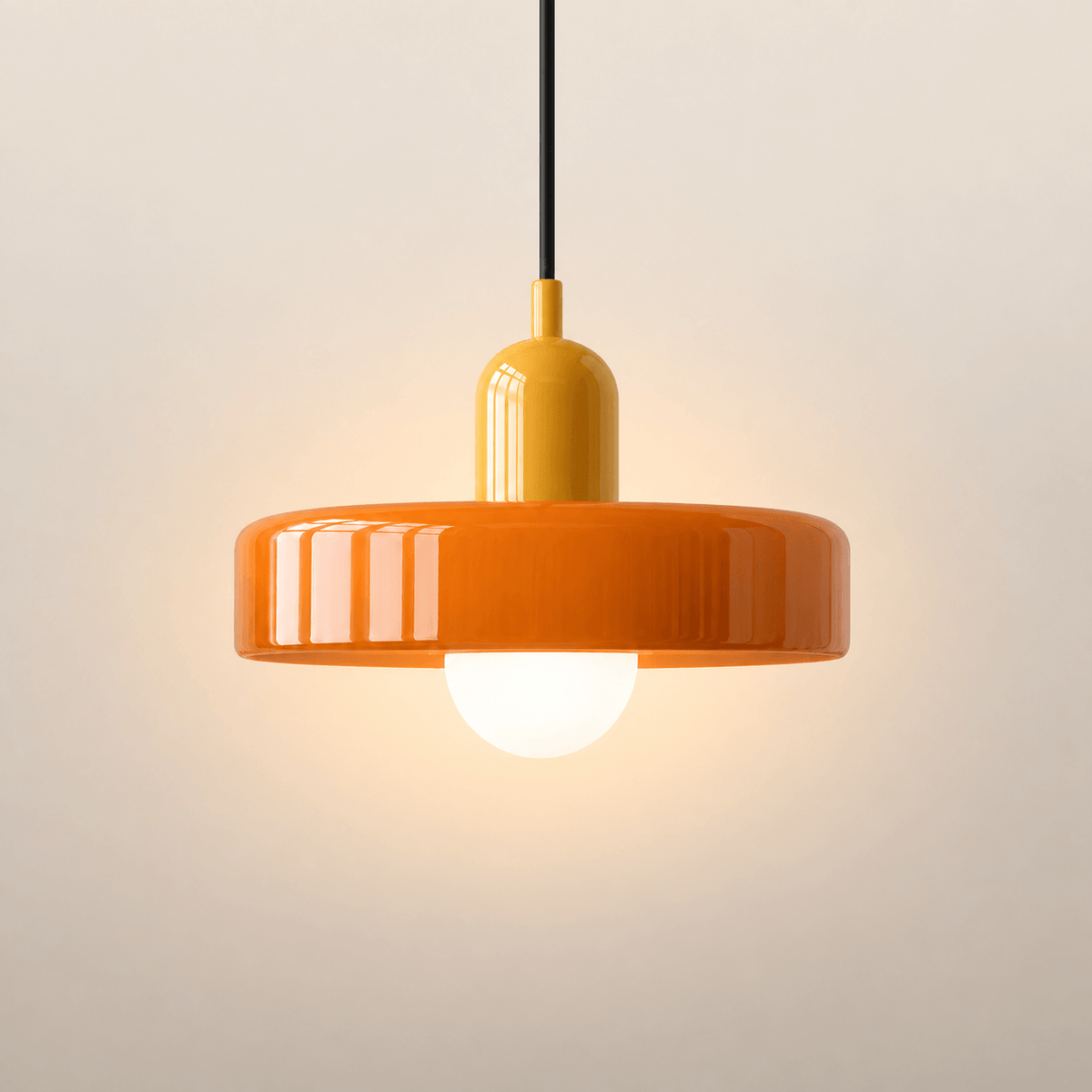 Suspension Rétro - Verre Coloré Opalin | Nolia