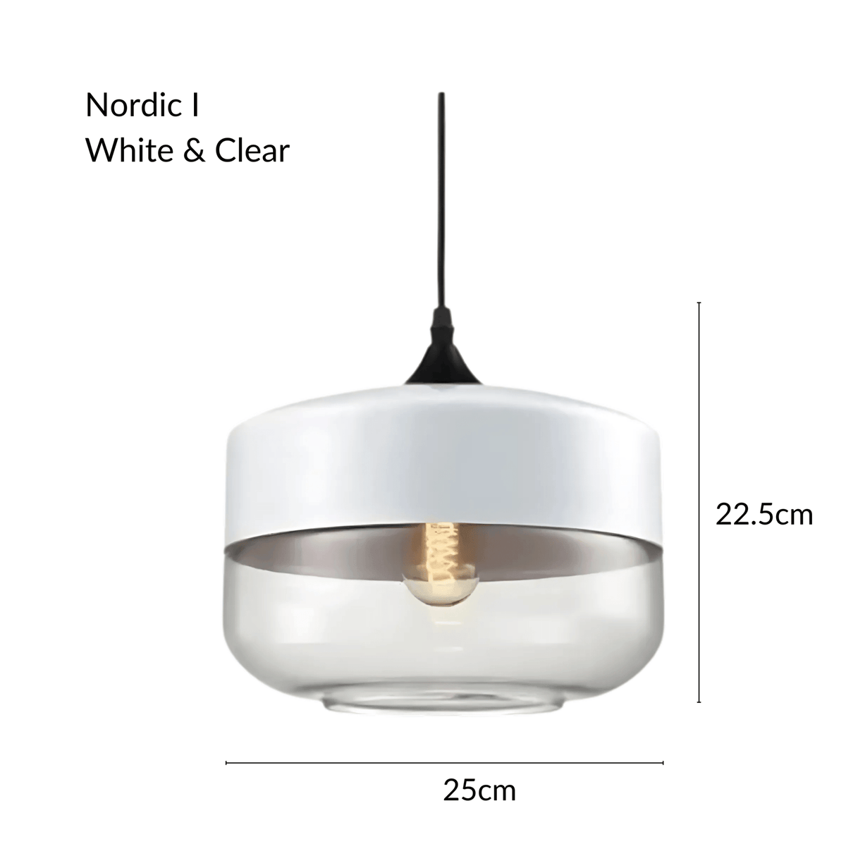 Suspension Nordique - Métal & Verre Soufflé | Nordhéa