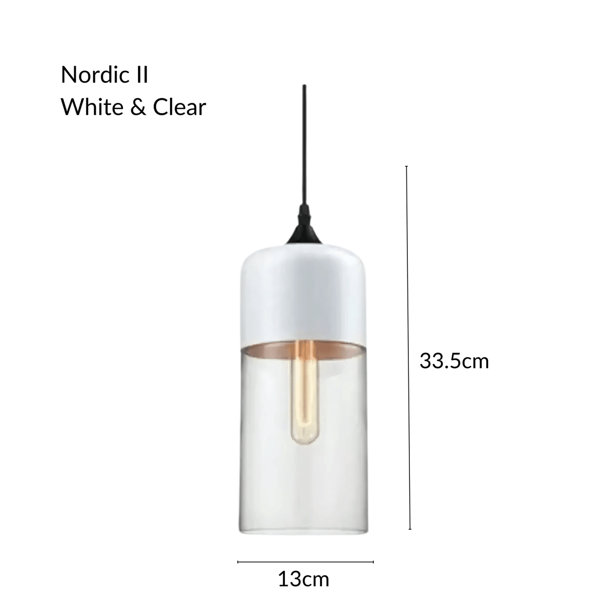 Suspension Nordique - Métal & Verre Soufflé | Nordhéa