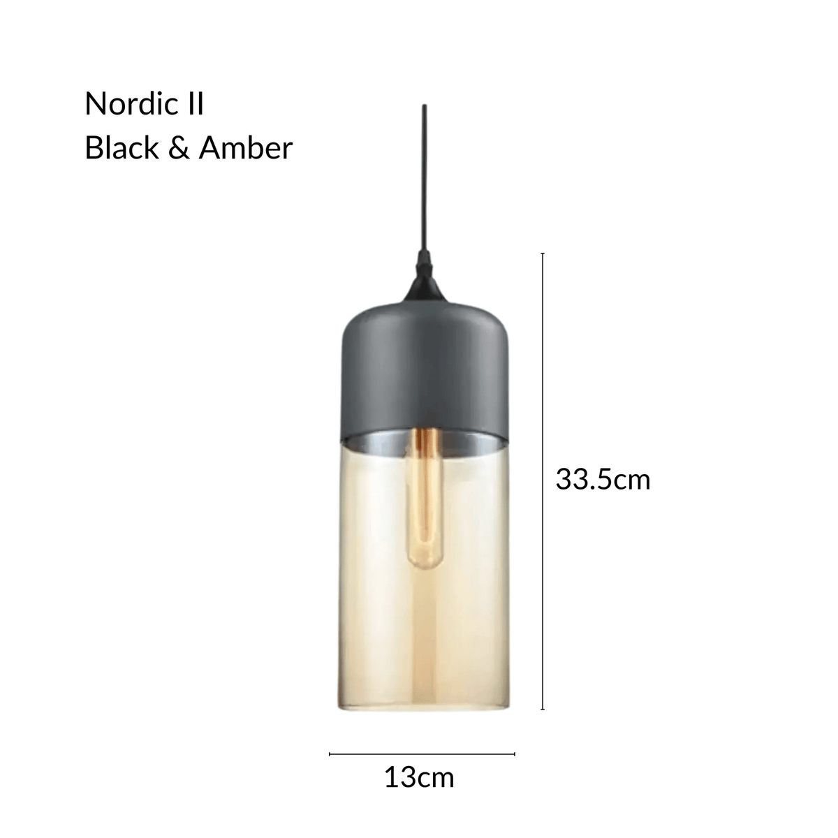 Suspension Nordique - Métal & Verre Soufflé | Nordhéa