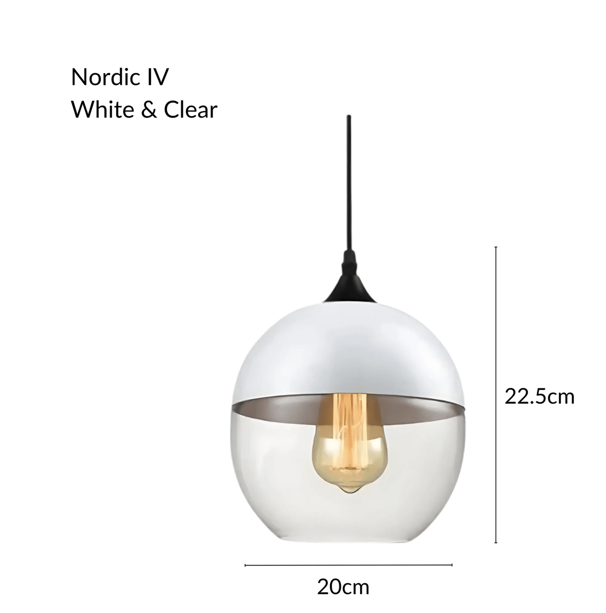 Suspension Nordique - Métal & Verre Soufflé | Nordhéa