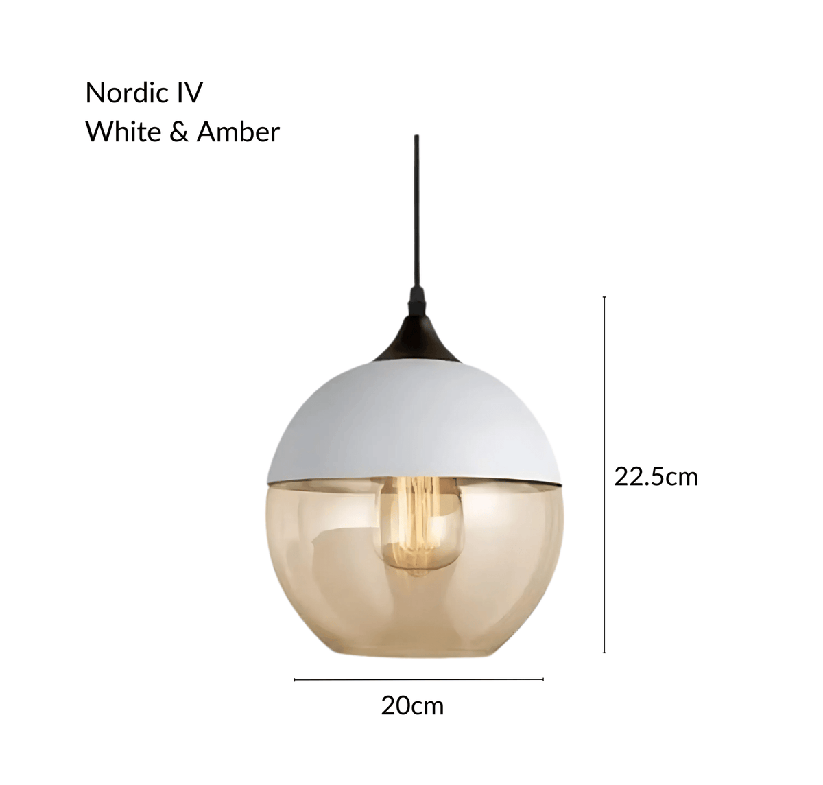 Suspension Nordique - Métal & Verre Soufflé | Nordhéa