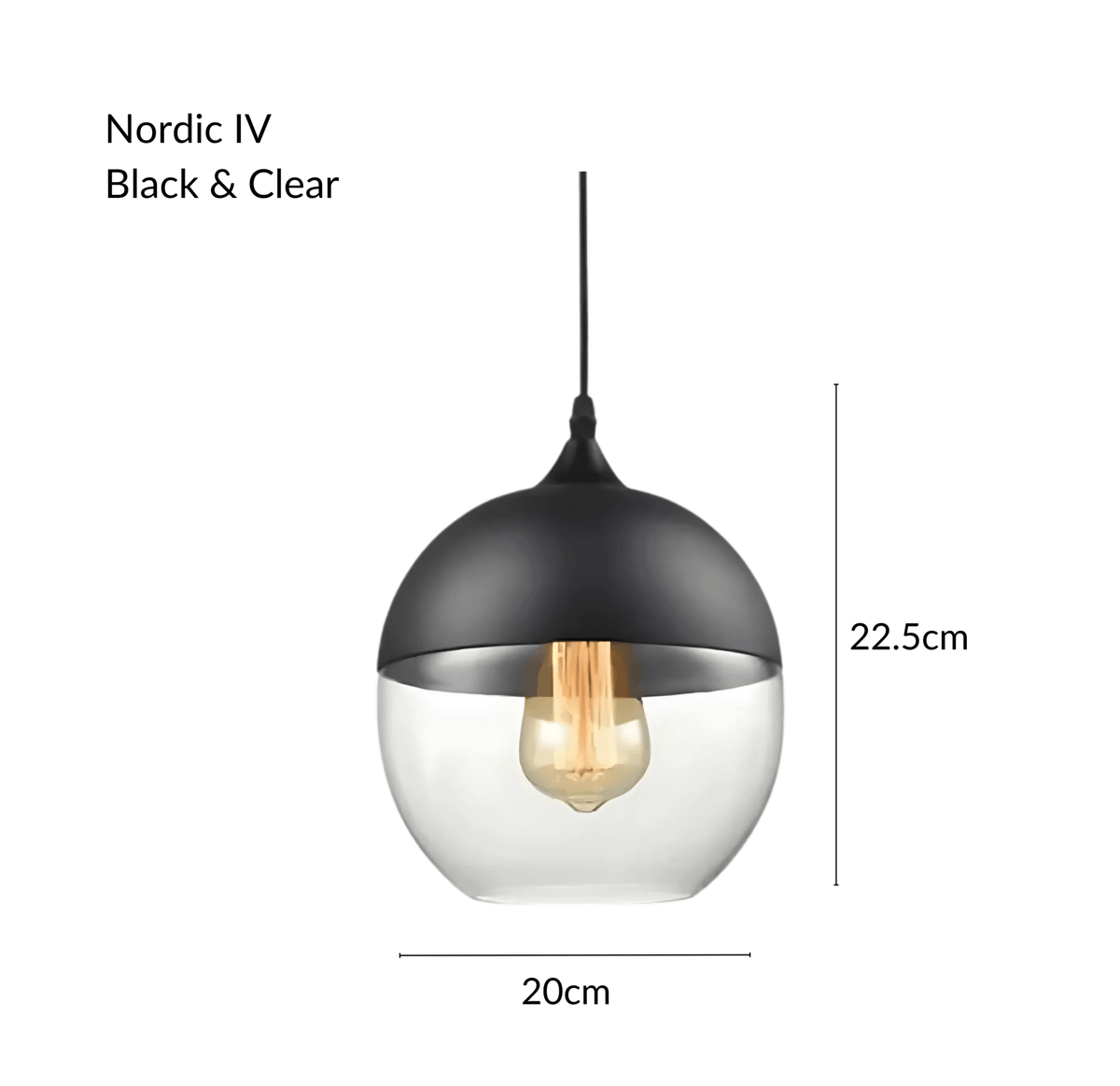 Suspension Nordique - Métal & Verre Soufflé | Nordhéa
