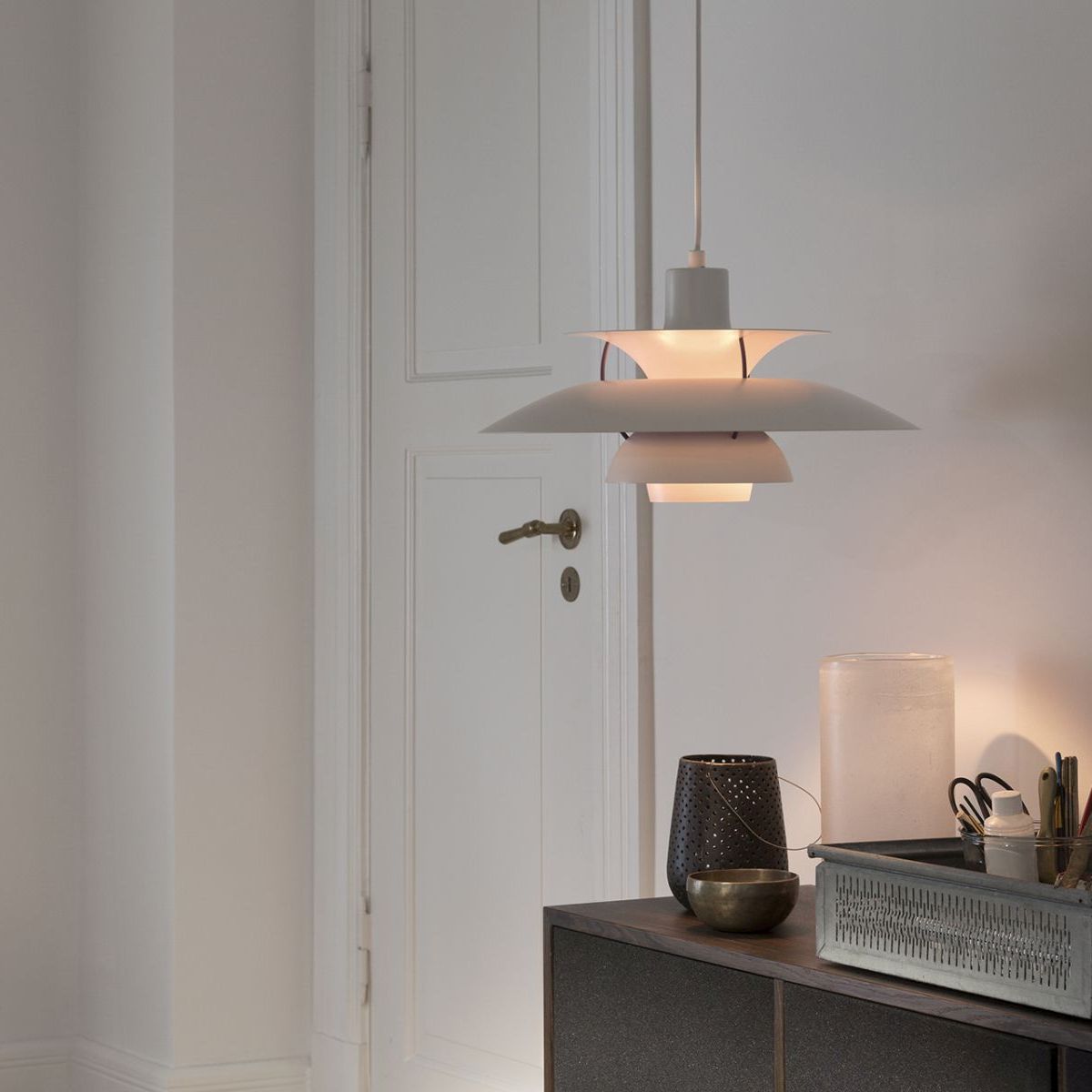 Suspension Scandinave - Trois Abat-jour Superposés | Phénia