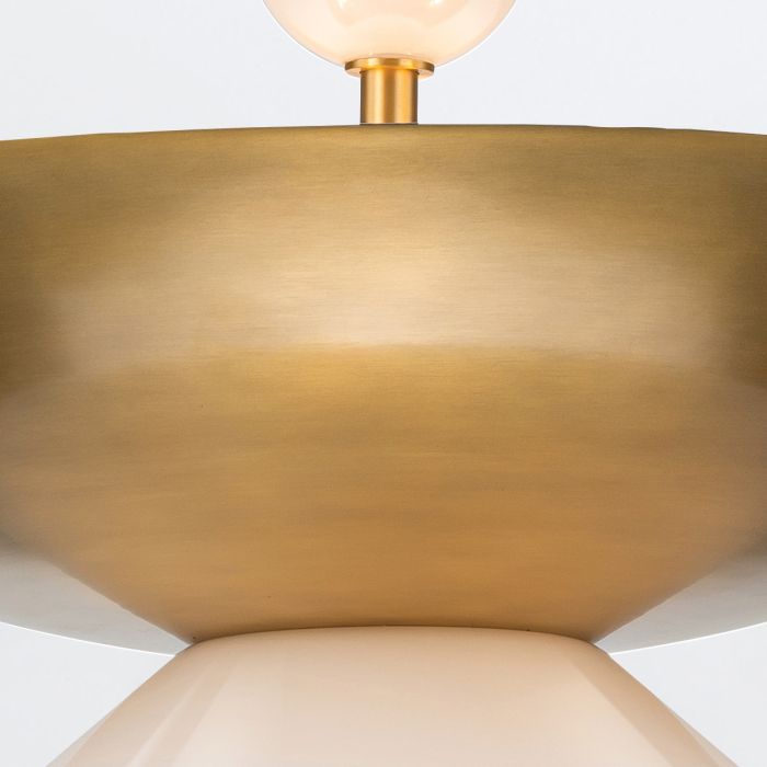 Lustre Mid-Century - Double Éclairage | Soucoupia