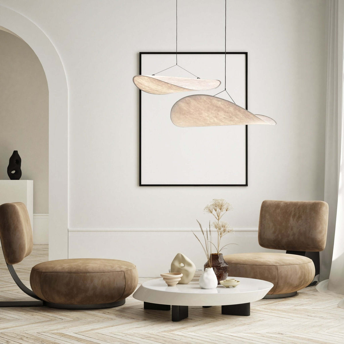Suspension LED - Voile Sculptée | Sailéa