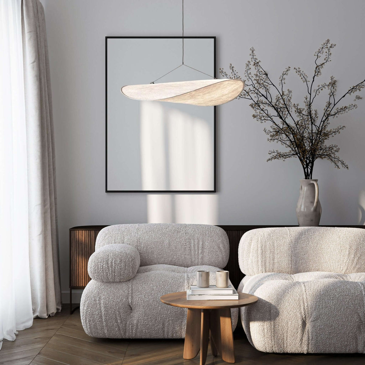 Suspension LED - Voile Sculptée | Sailéa