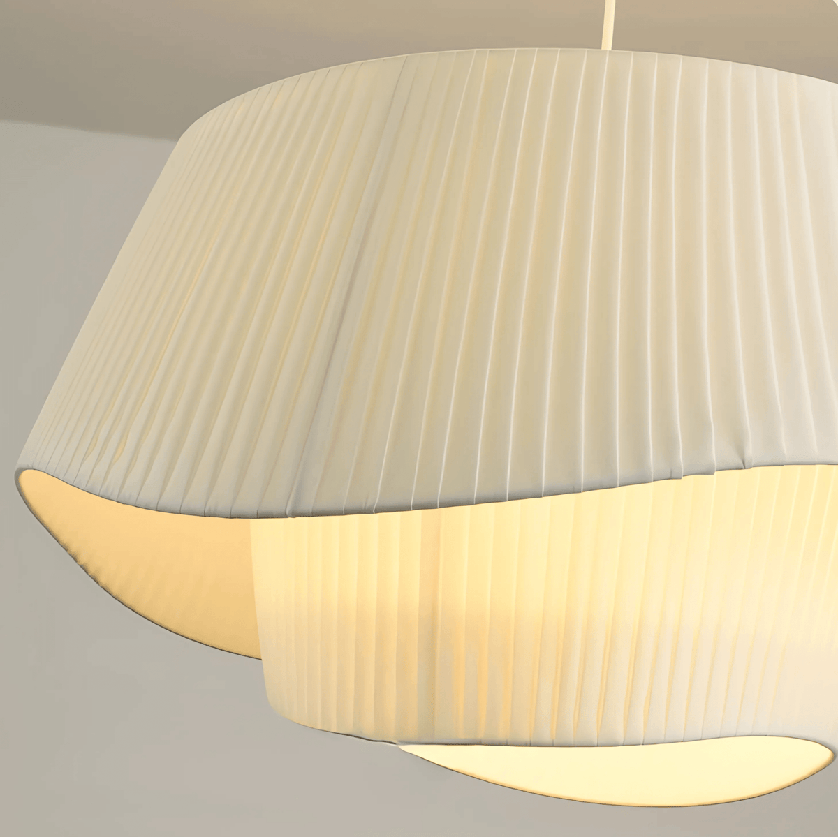 Suspension Plissée - Drapé Sculptural | Noséa