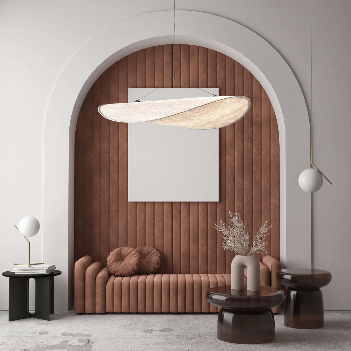 Suspension LED - Voile Sculptée | Sailéa