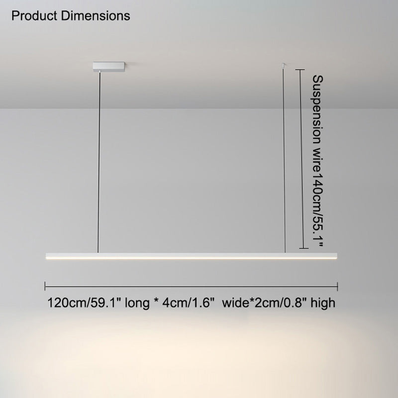 Suspension LED Extra-Longue - Ligne Épurée | Longéa