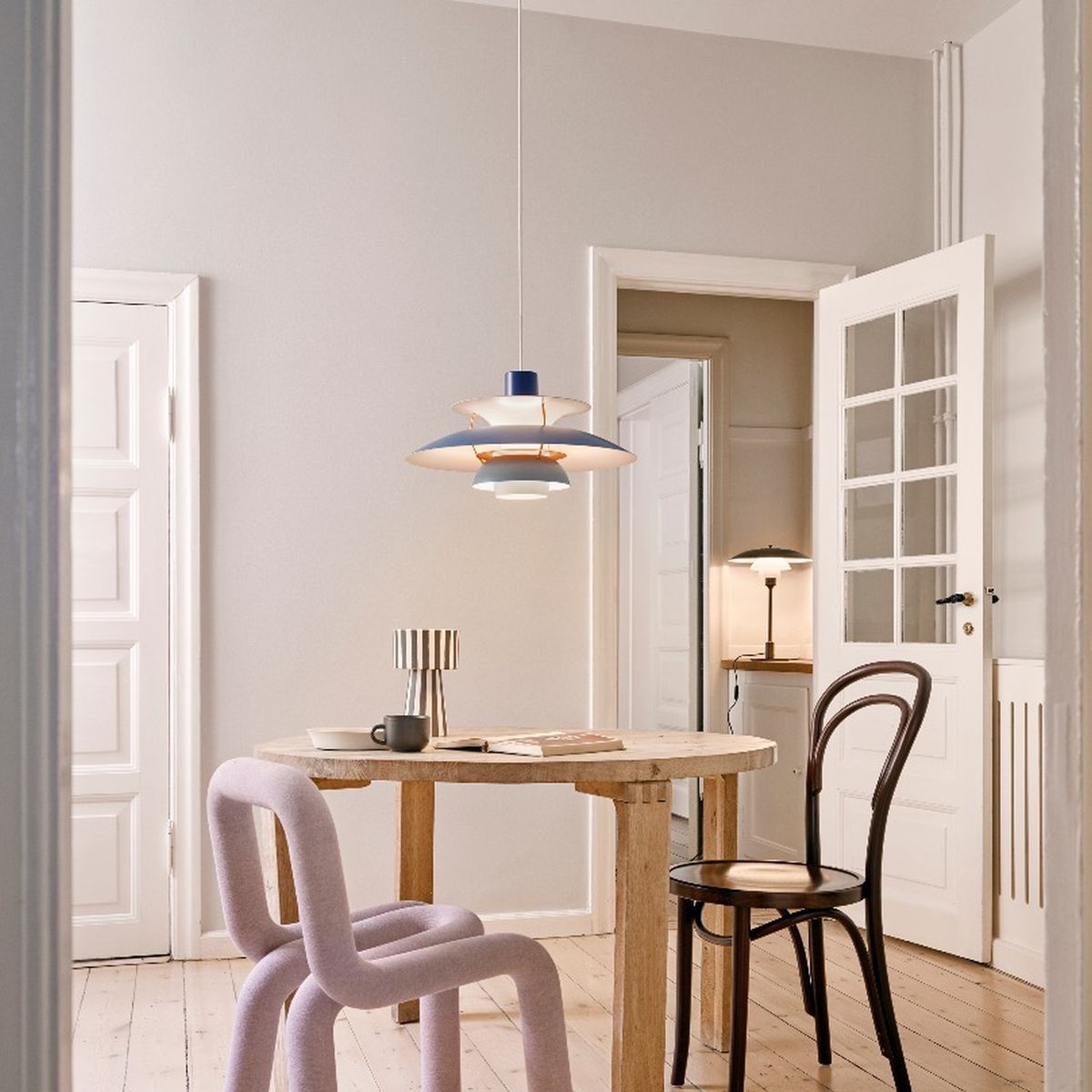 Suspension Scandinave - Trois Abat-jour Superposés | Phénia