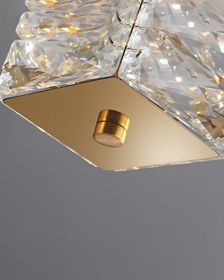 Lustre Linéaire Cristal - Torsade Scintillante | Twistéa