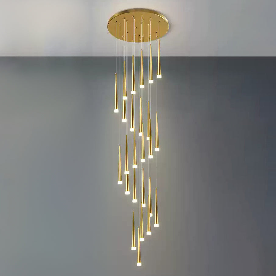 Lustre Spirale - Cascade de Cônes | Spiréa