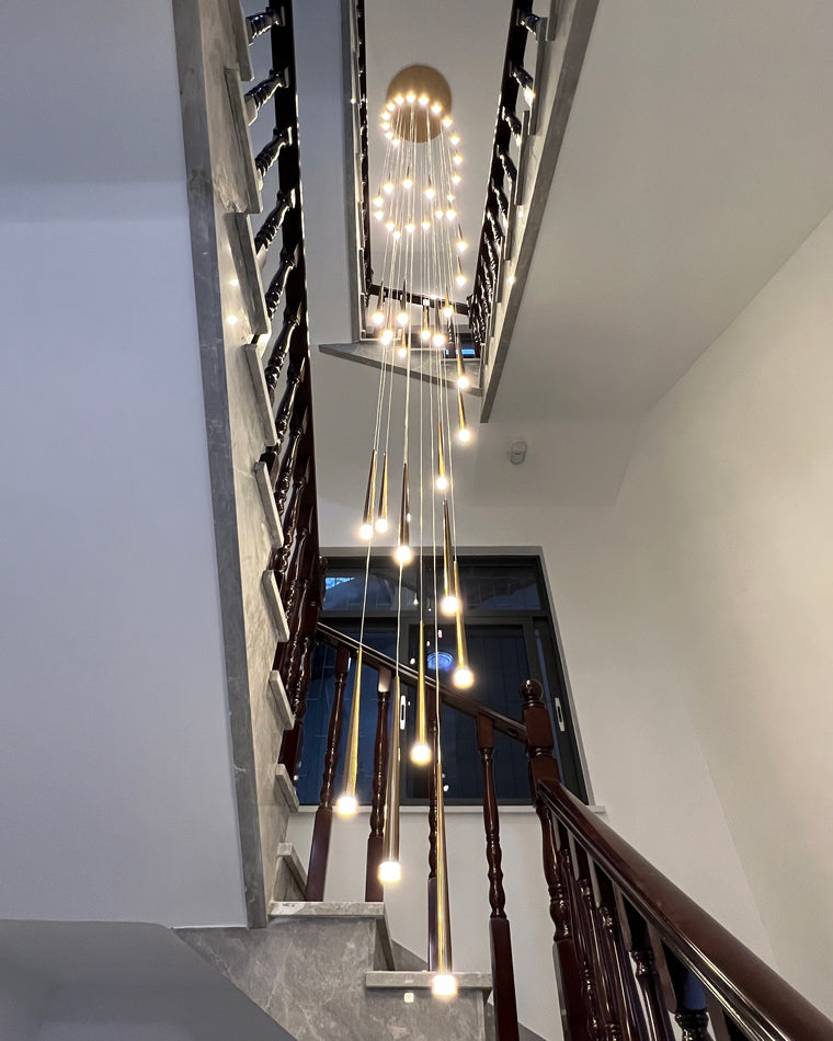 Lustre Spirale - Cascade de Cônes | Spiréa