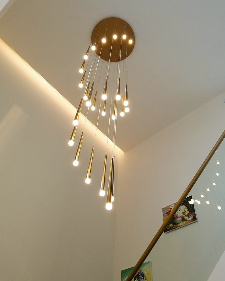 Lustre Spirale - Cascade de Cônes | Spiréa