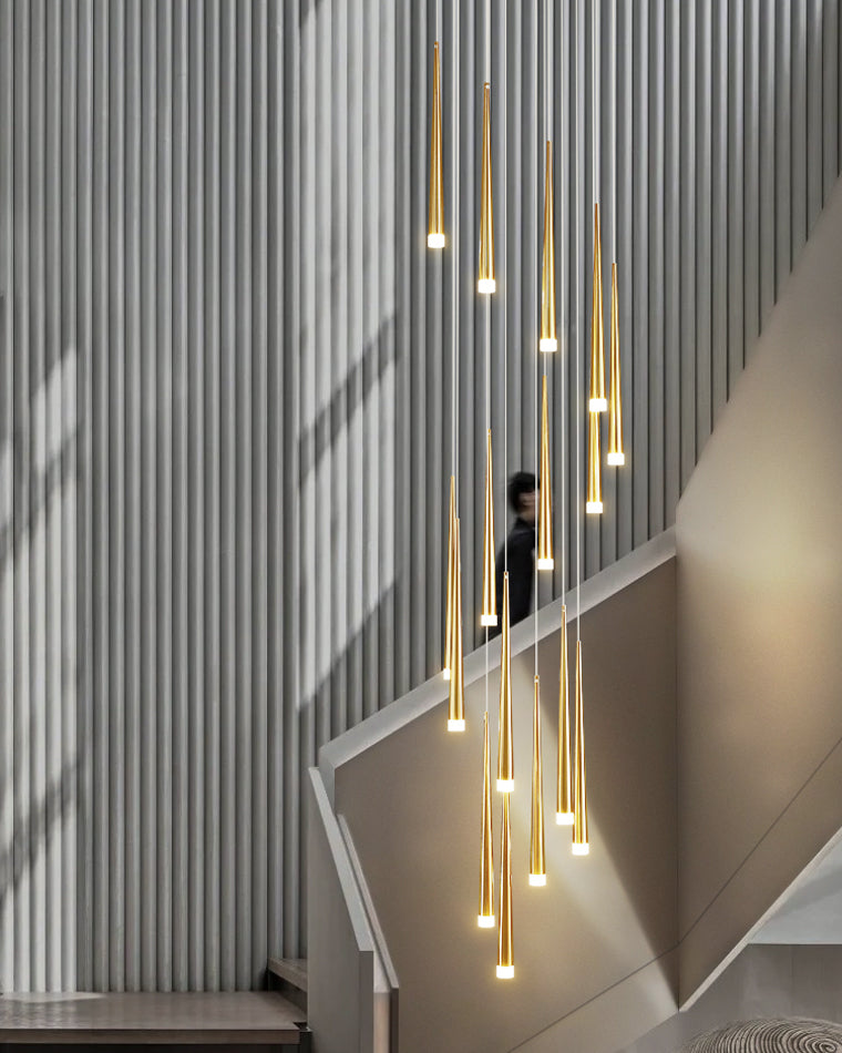 Lustre Spirale - Cascade de Cônes | Spiréa