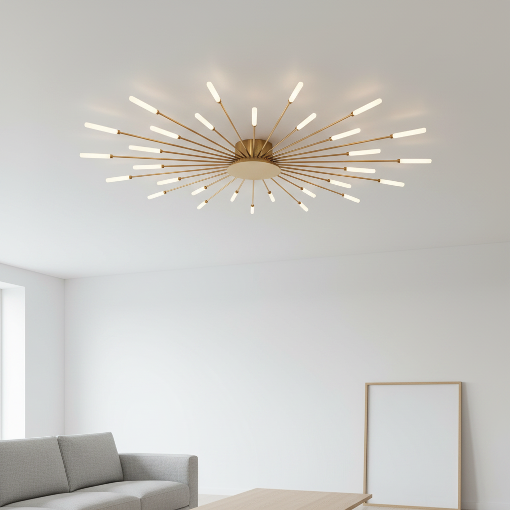 Plafonnier LED Feu d'Artifice 128 cm | Étincéa