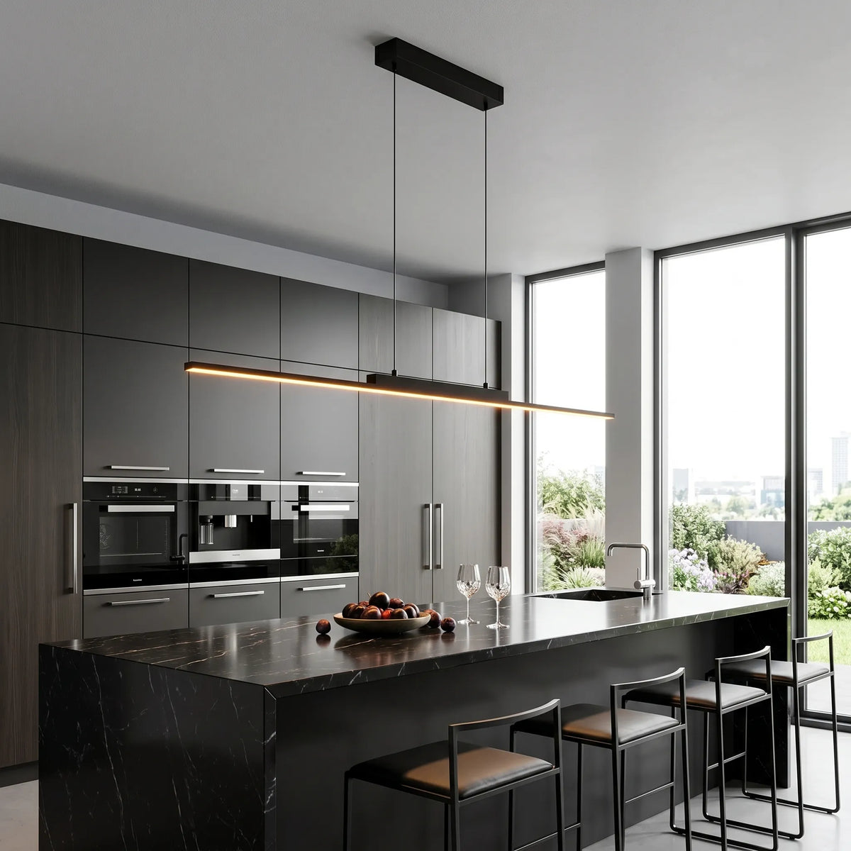 Suspension LED Linéaire - Aluminium Minimaliste | Linéo