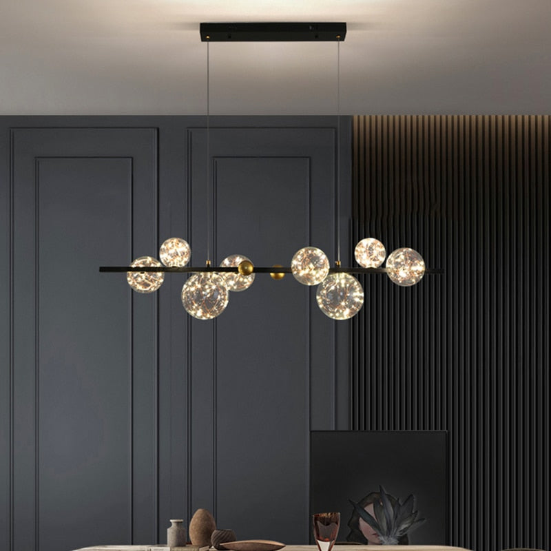 Lustre Globes LED - Huit Sphères | Sféria
