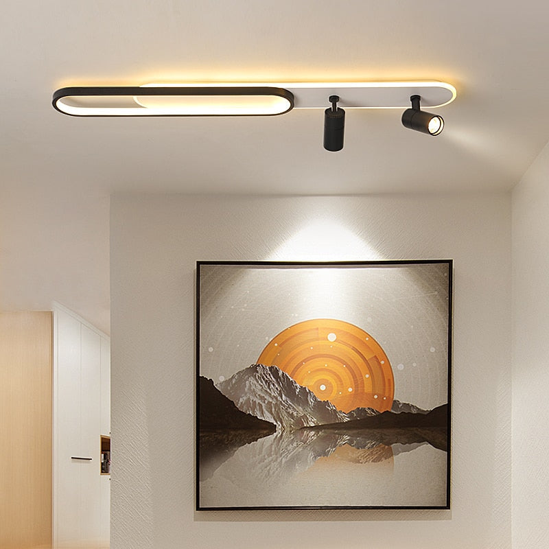 Plafonnier Allongé - Acrylique Lumineux | Modéria