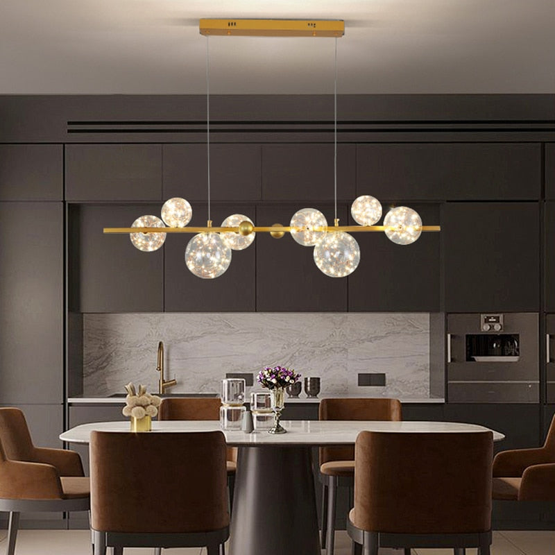 Lustre Globes LED - Huit Sphères | Sféria