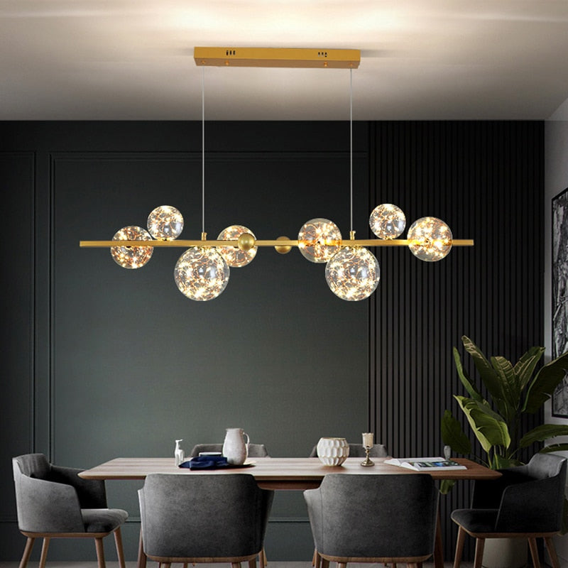 Lustre Globes LED - Huit Sphères | Sféria