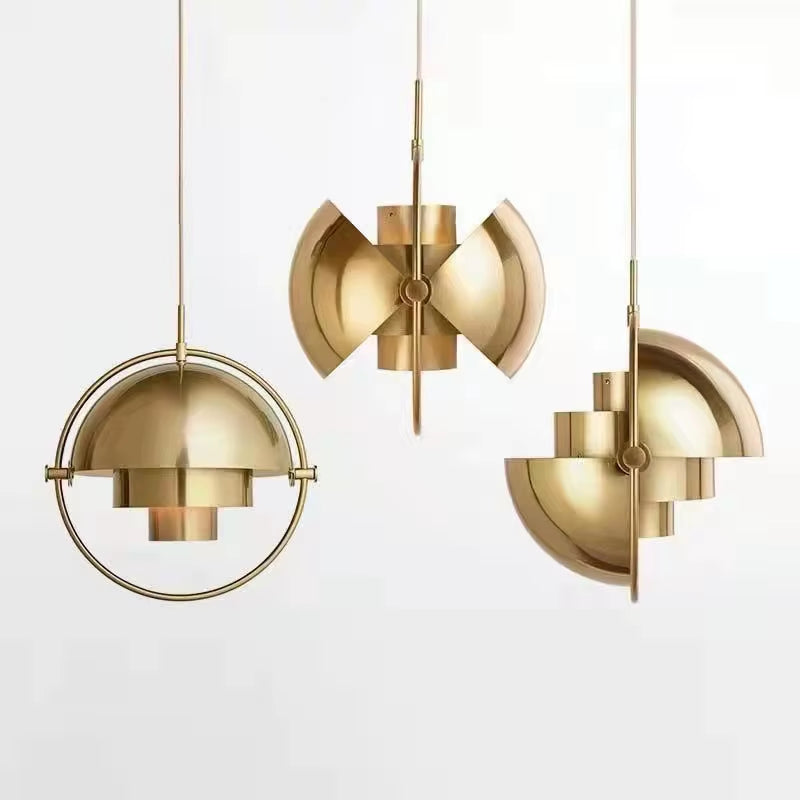 Suspension Art Déco - Laiton Rotatif | Solstéa