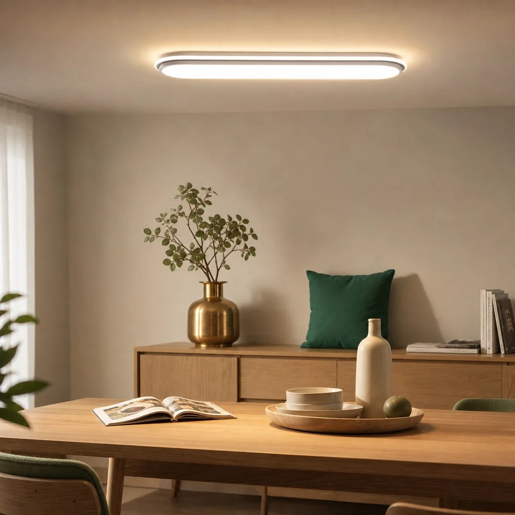 Plafonnier LED Linéaire Blanc 60 cm | Linéava