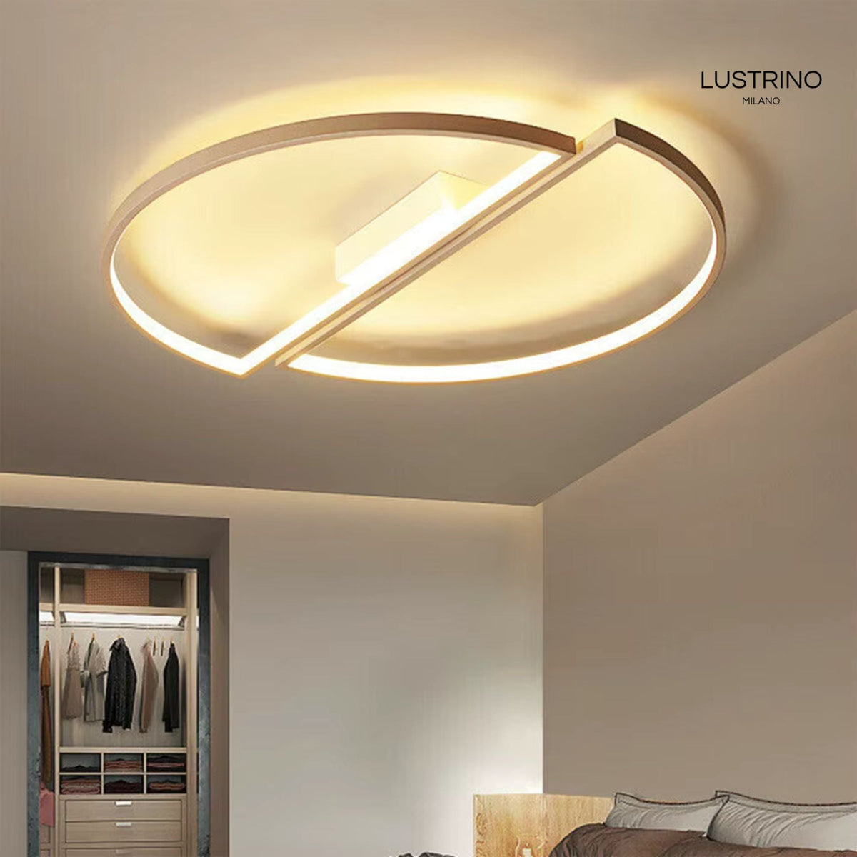 Plafonnier LED Chambre - Éclairage Tamisé | Ledona