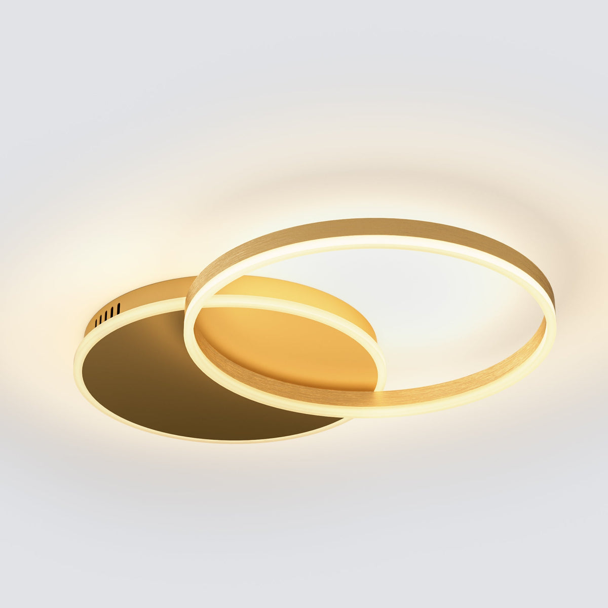 Plafonnier LED - Anneaux Décalés | Cercléa