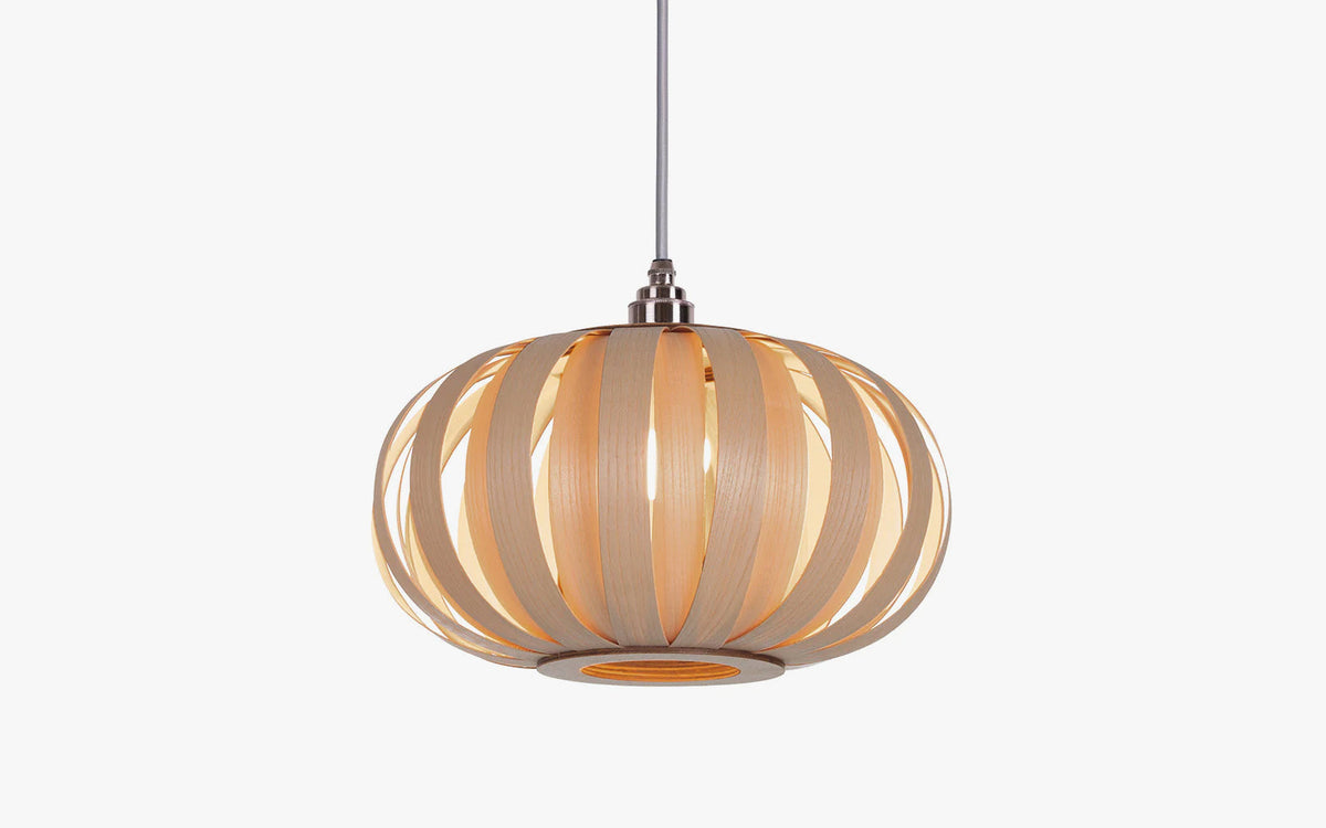 Suspension Bois Courbé - Petite Sphère | Oursia
