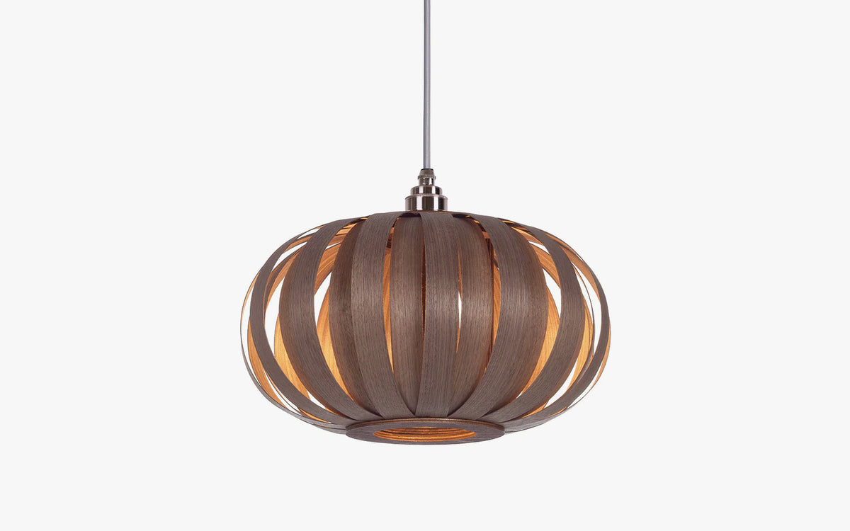 Suspension Bois Courbé - Petite Sphère | Oursia