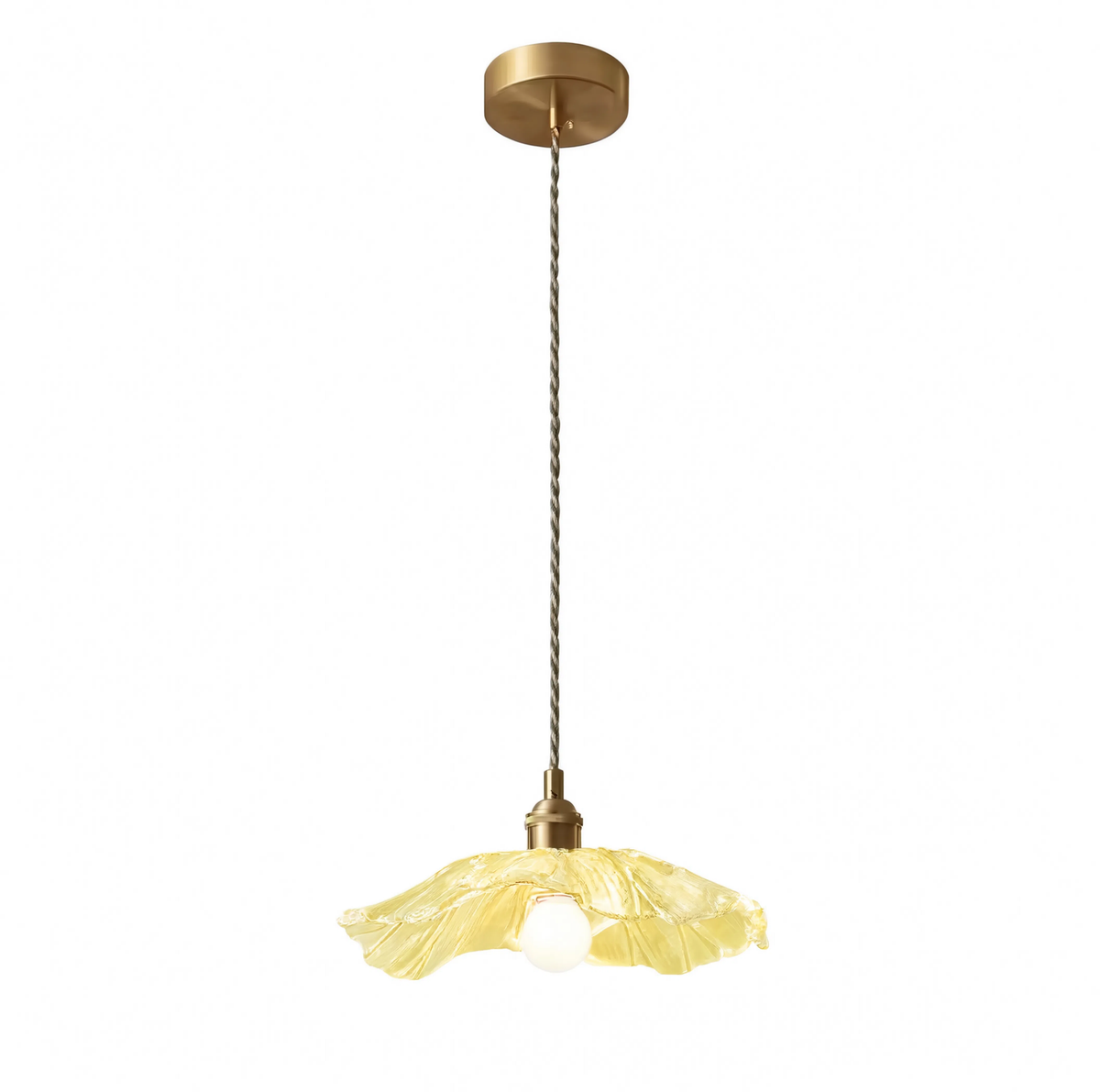 Suspension Verre Fleuri - Art Déco Coloré | Floralys