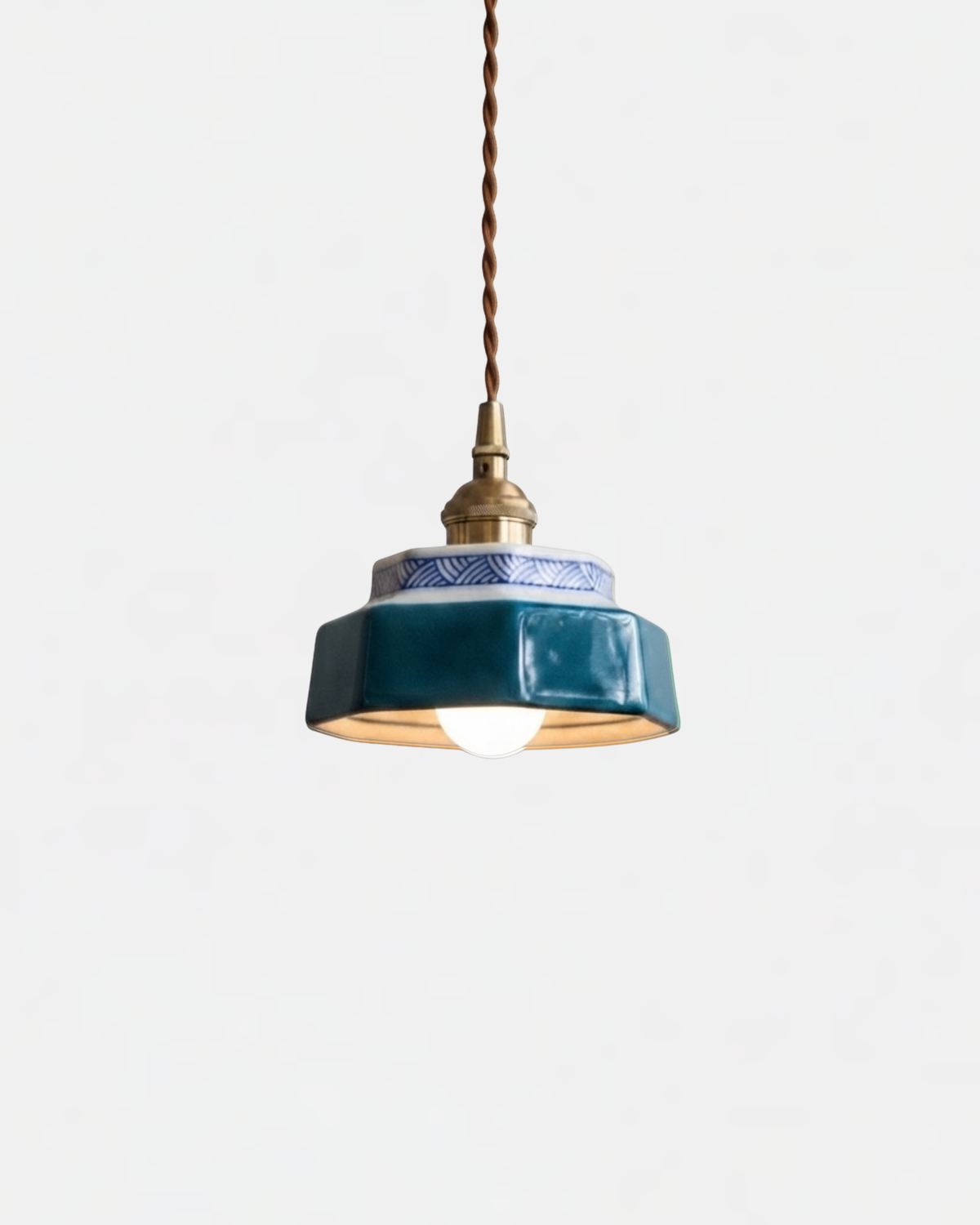Suspension Céramique Émaillée - Color Block | Vikalia