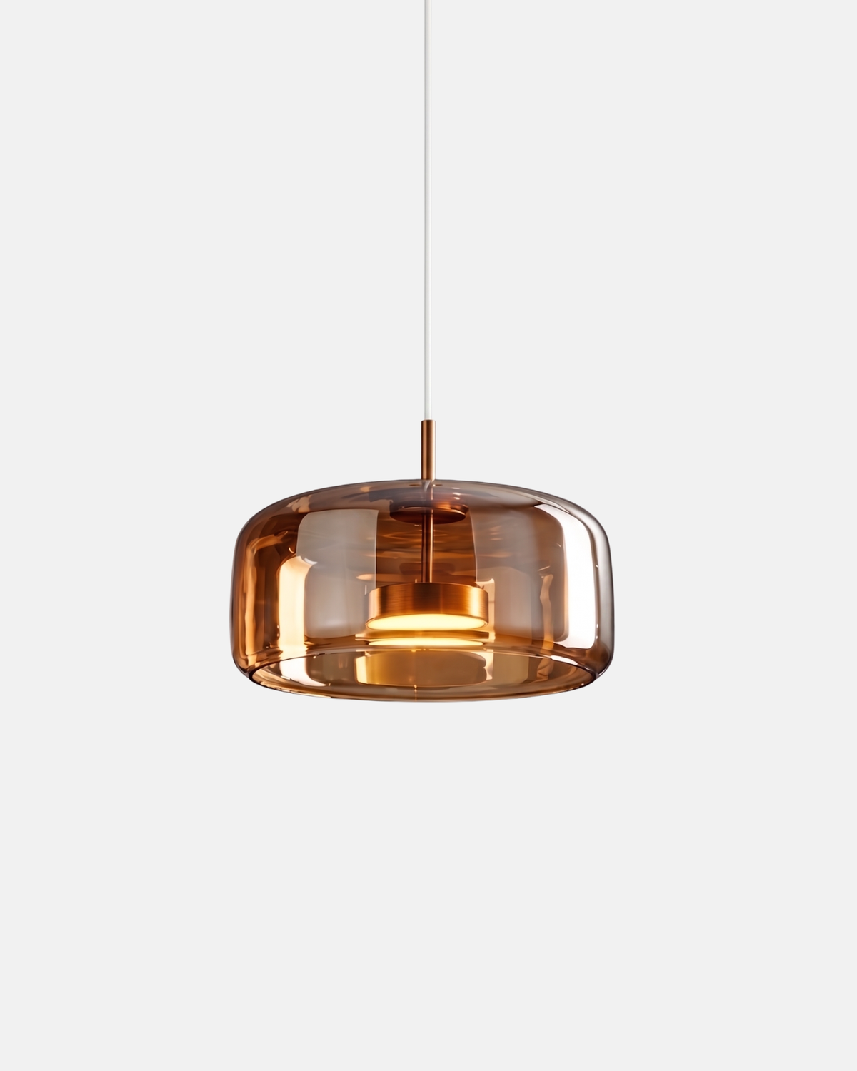 Suspension Verre Soufflé - Globe Teinté | Brumélia