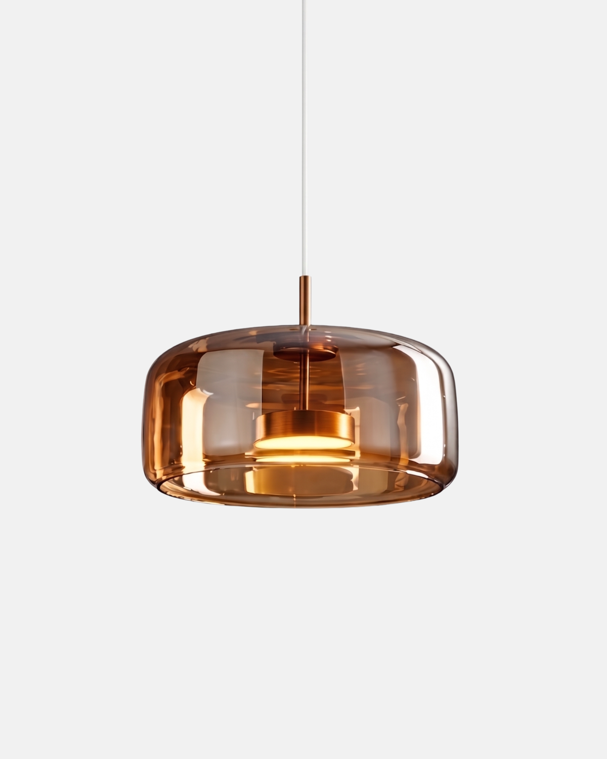 Suspension Verre Soufflé - Globe Teinté | Brumélia