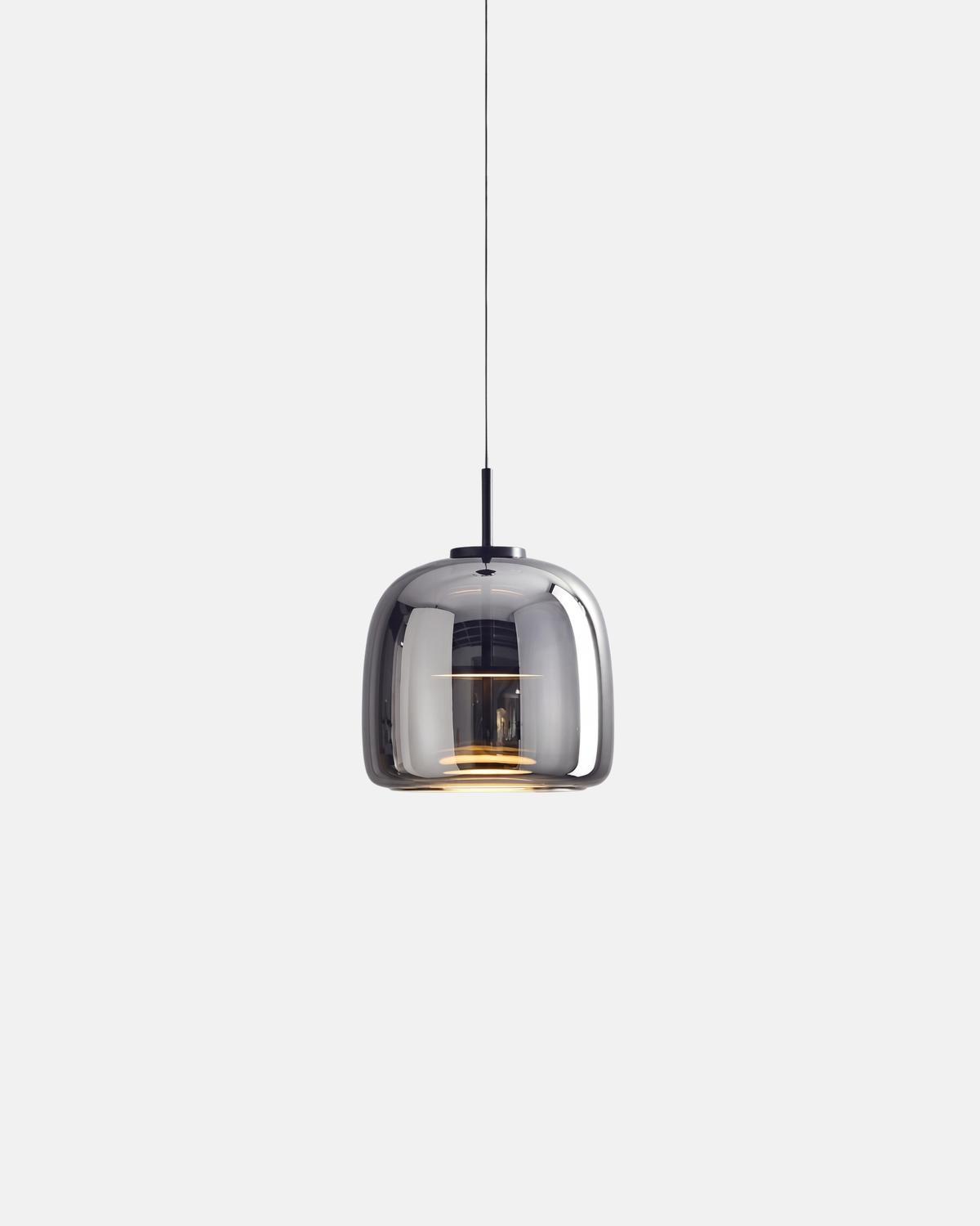 Suspension Verre Soufflé - Globe Teinté | Brumélia