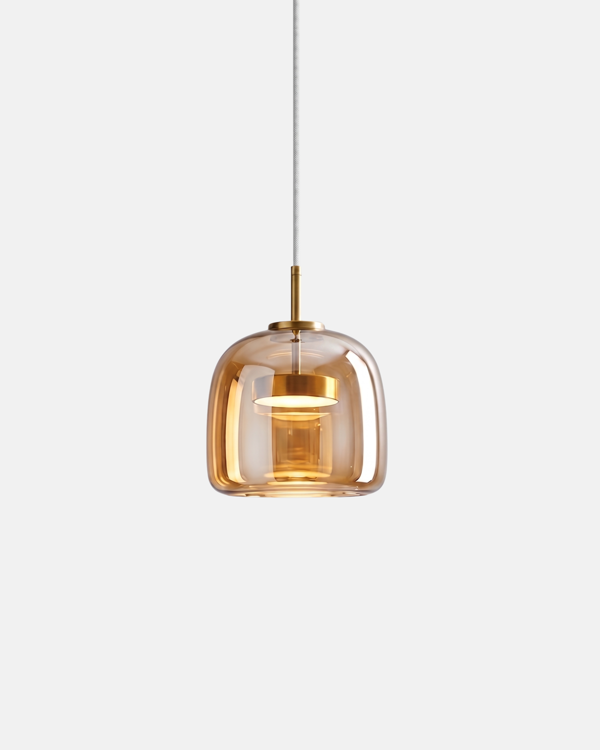 Suspension Verre Soufflé - Globe Teinté | Brumélia