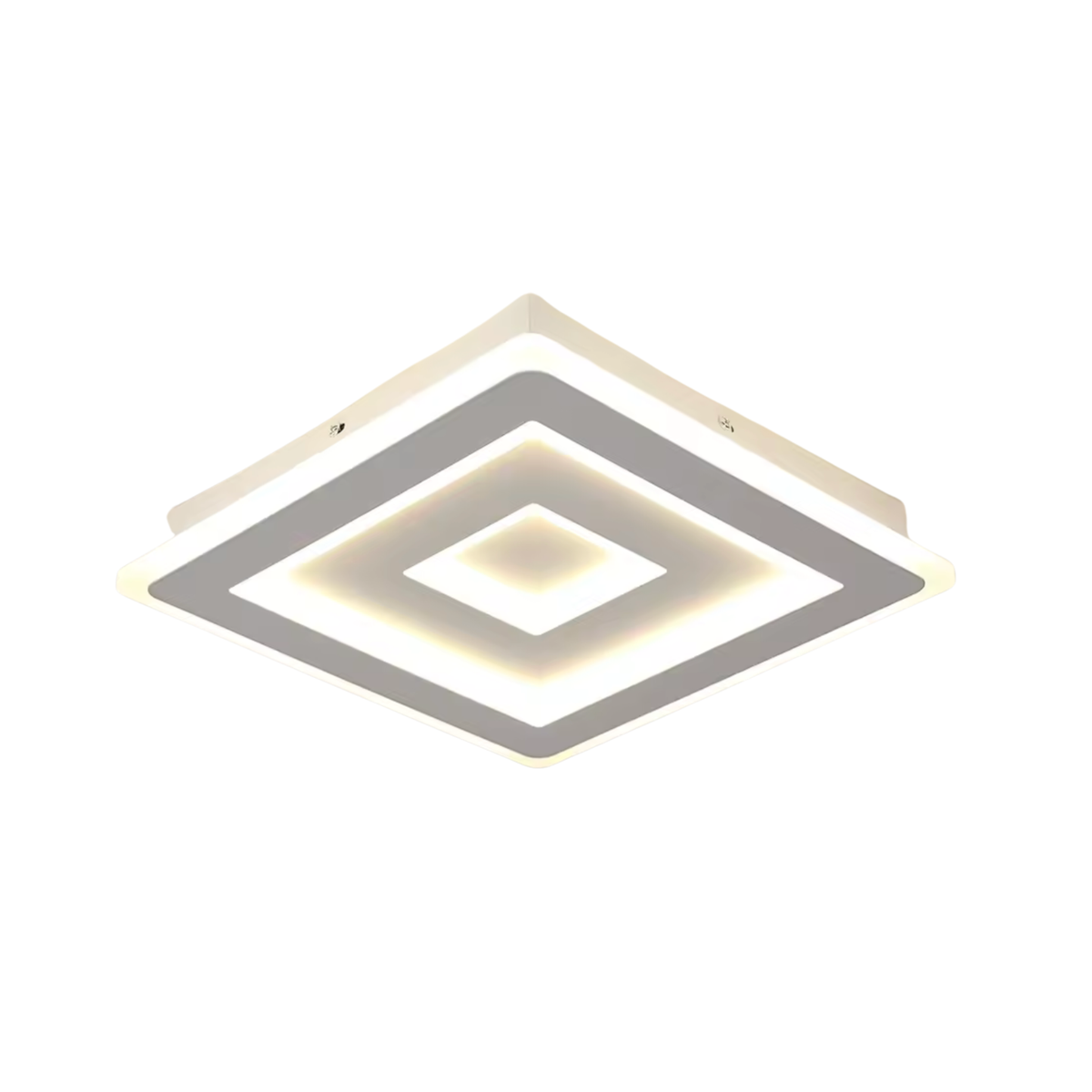 Plafonnier LED Carré Ultra-Fin 40 cm | Carrélume