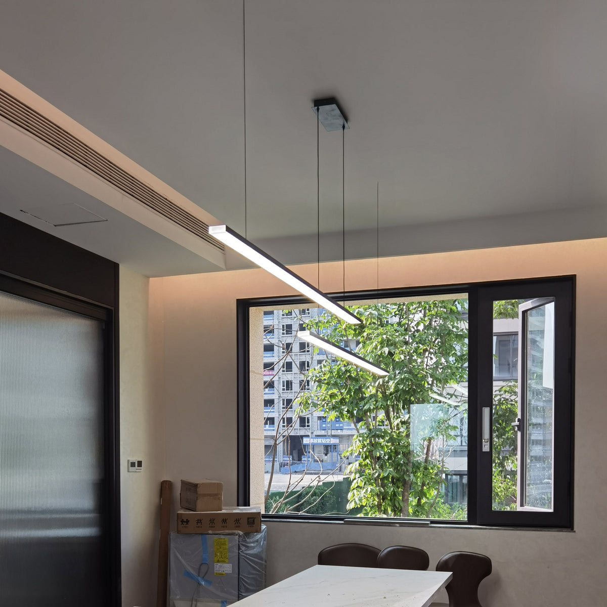 Suspension LED Extra-Longue - Ligne Épurée | Longéa