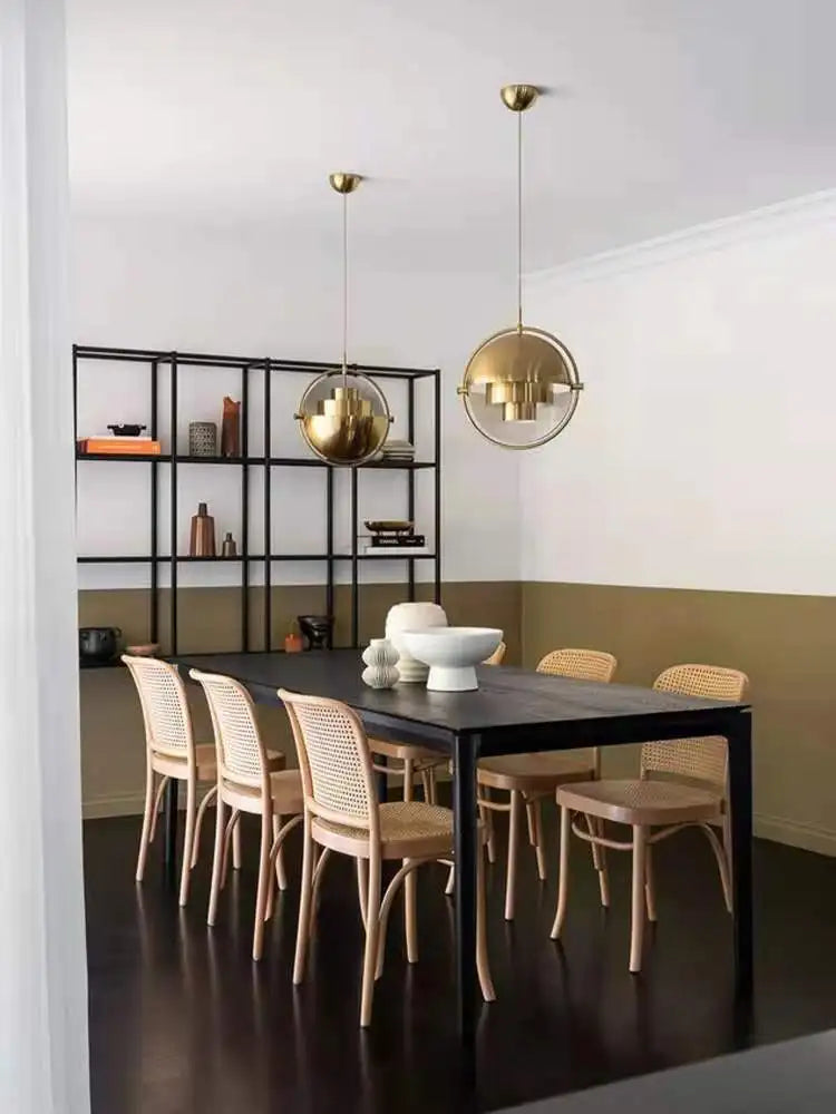 Suspension Art Déco - Laiton Rotatif | Solstéa
