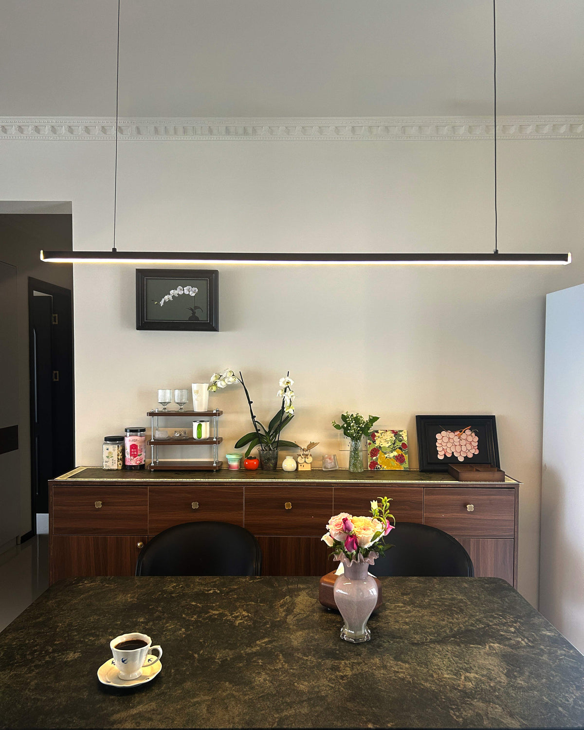 Suspension LED Extra-Longue - Ligne Épurée | Longéa