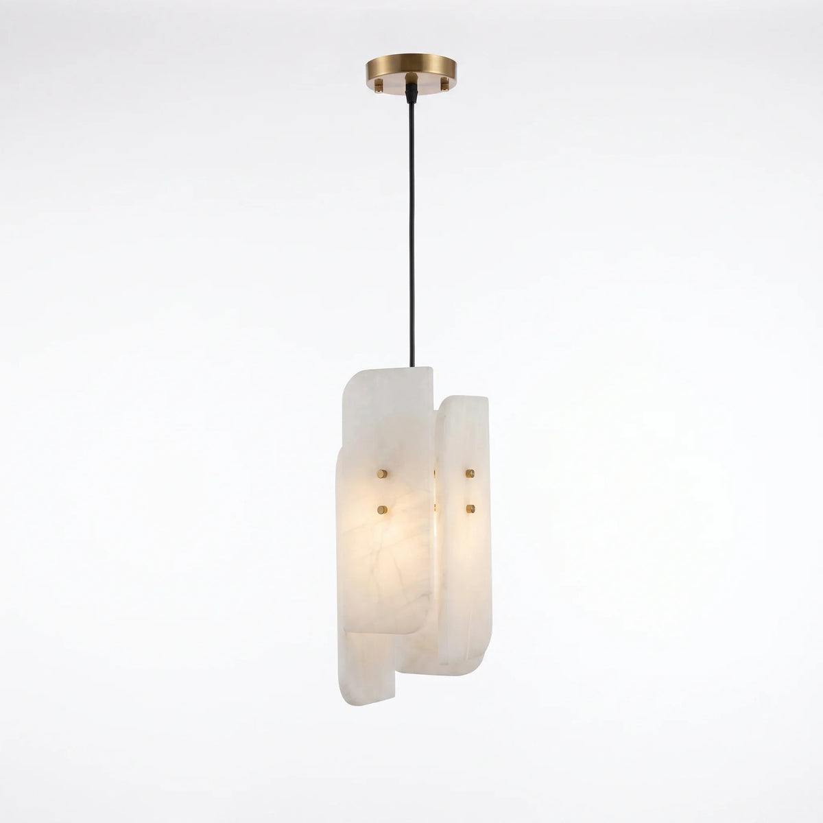 Suspension Albâtre - Spirale de Panneaux | Corélia