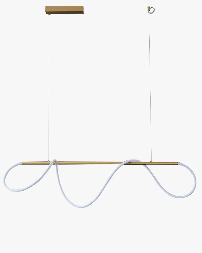 Lustre Anneau LED - Laiton Lumineux | Anéla