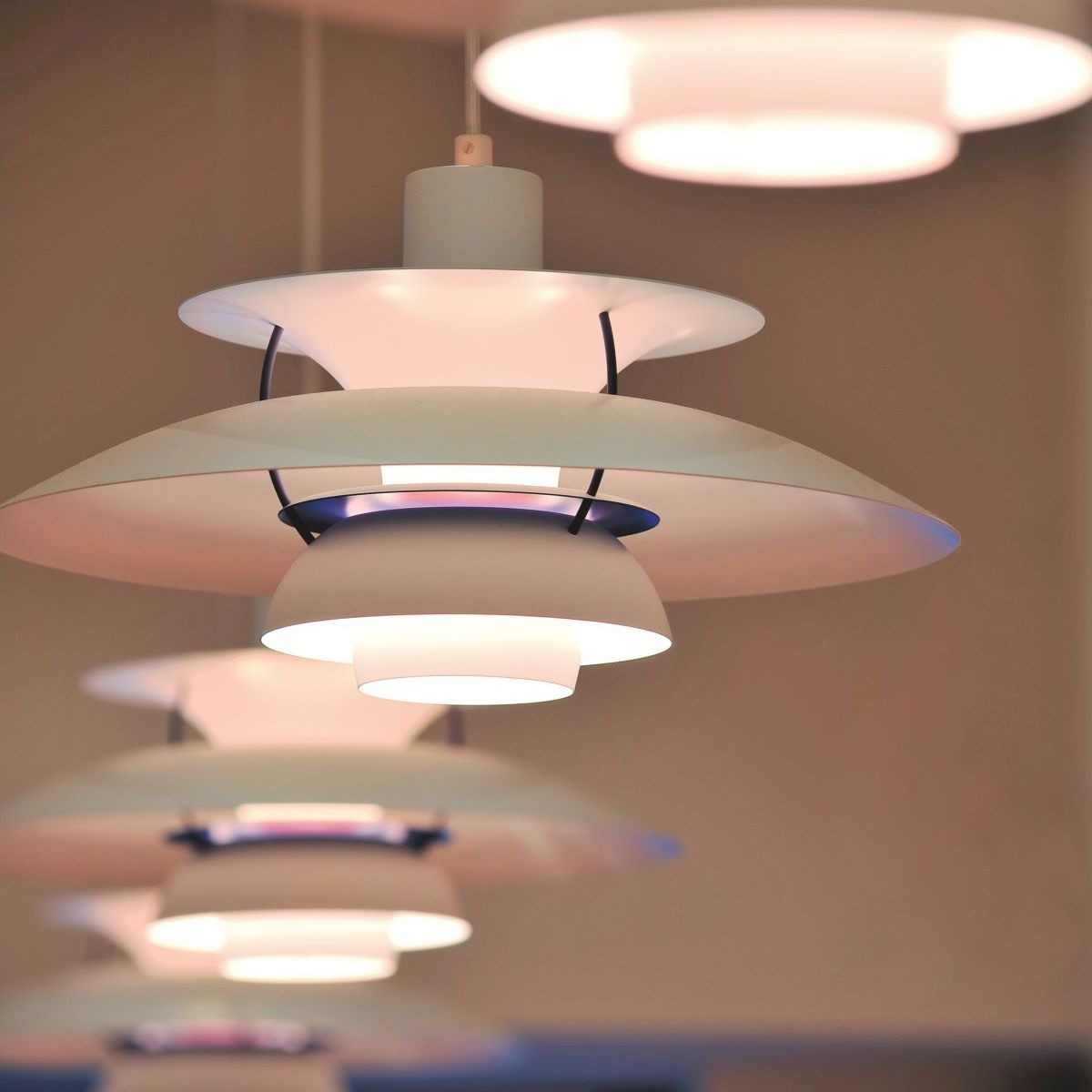 Suspension Scandinave - Trois Abat-jour Superposés | Phénia