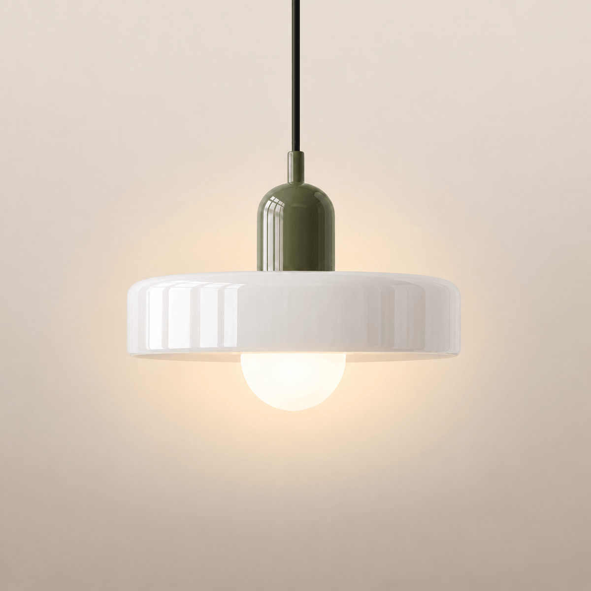 Suspension Rétro - Verre Coloré Opalin | Nolia