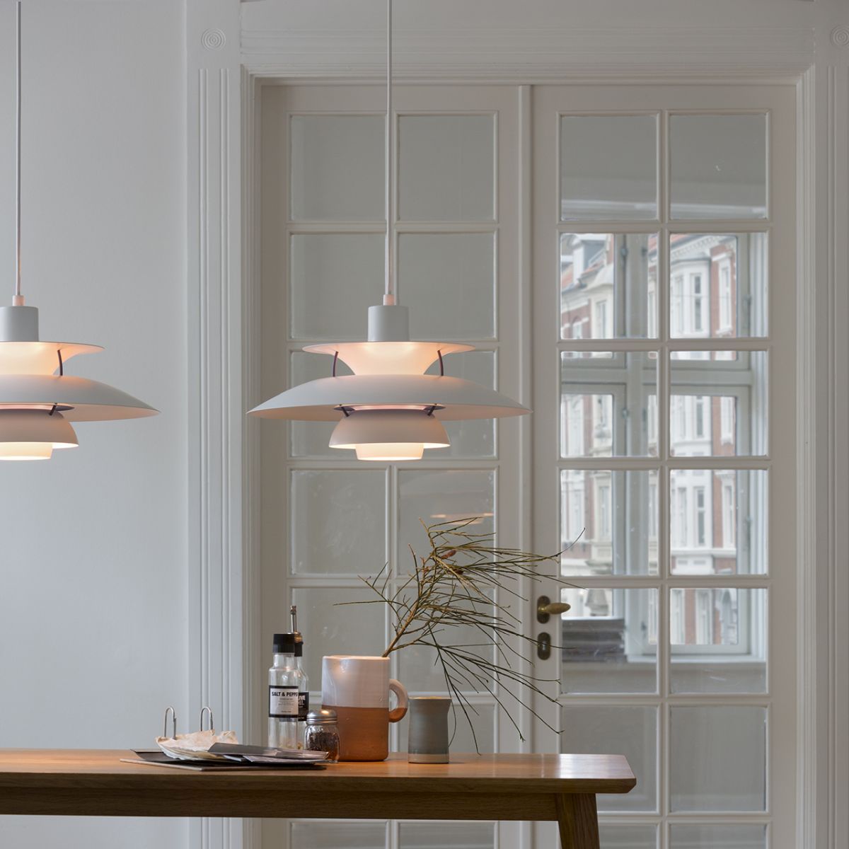 Suspension Scandinave - Trois Abat-jour Superposés | Phénia