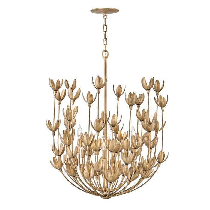 Lustre Moderne 6 Lumières - Or Bruni | Floréane
