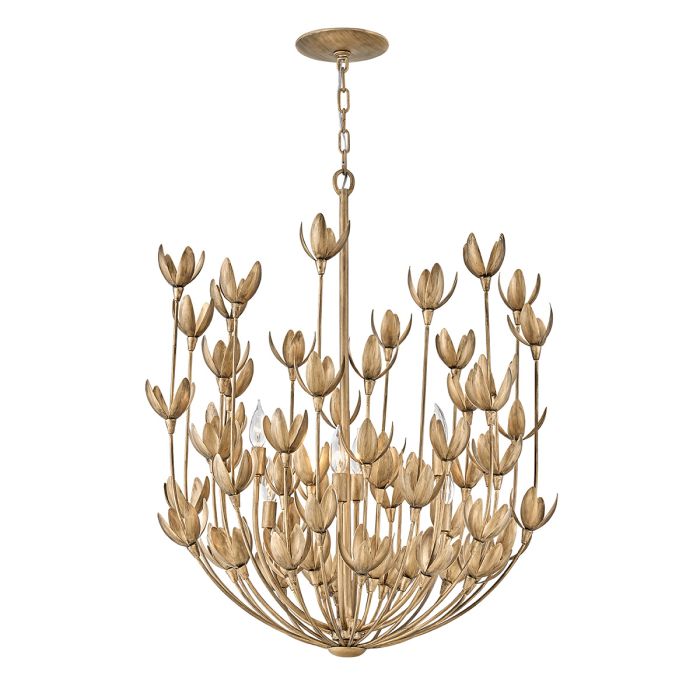 Lustre Moderne 6 Lumières - Or Bruni | Floréane