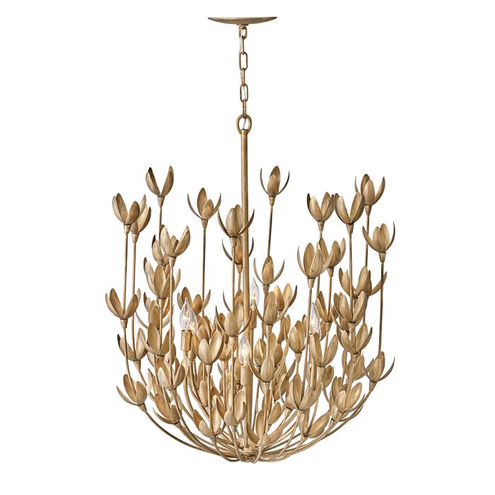 Lustre Moderne 6 Lumières - Or Bruni | Floréane